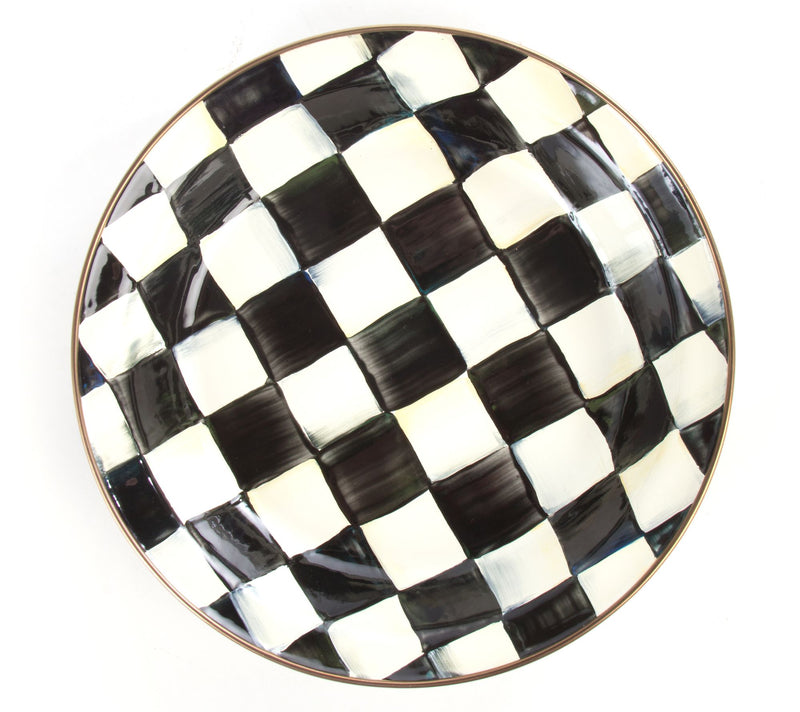 MacKenzie-Childs Courtly Check Pie Plate — View 2