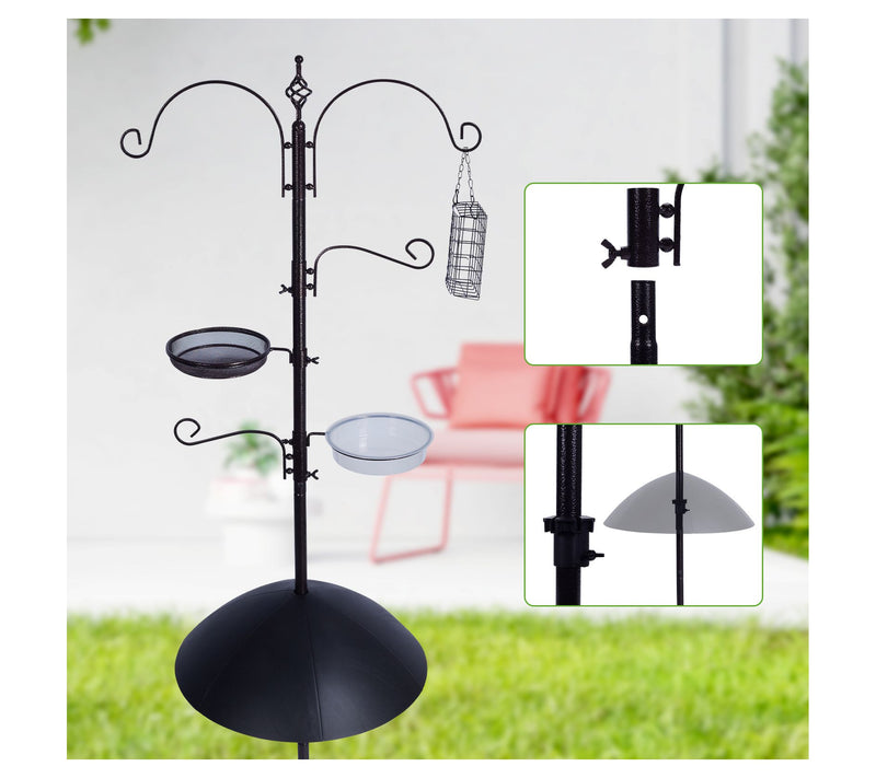 Heavy Duty Bird Feeding Station Kit with Squirrel Baffle — View 6