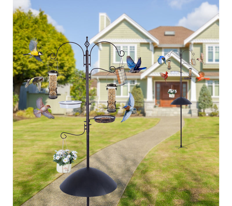 Heavy Duty Bird Feeding Station Kit with Squirrel Baffle — View 3