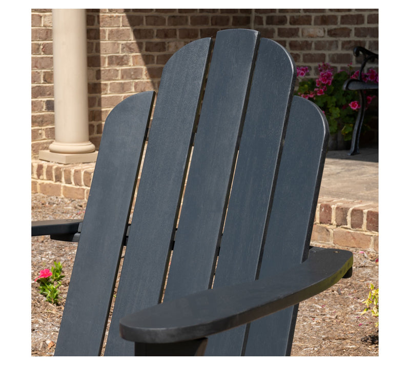 Linon Home Black Adirondack Chairs Set of 2 — View 3