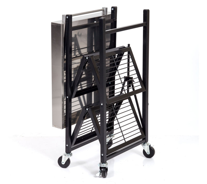 Origami Kitchen Cart with Stainless Steel Top — View 4