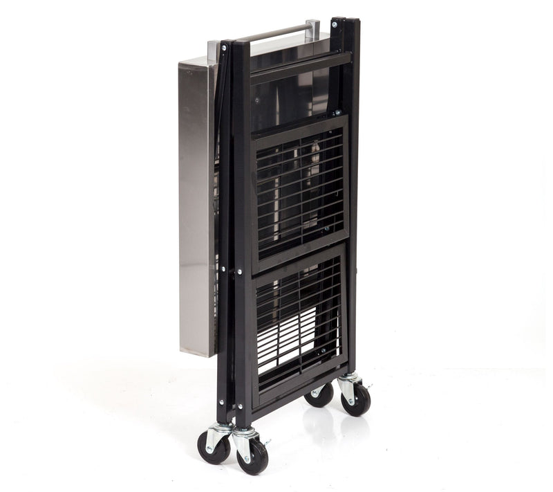 Origami Kitchen Cart with Stainless Steel Top — View 3