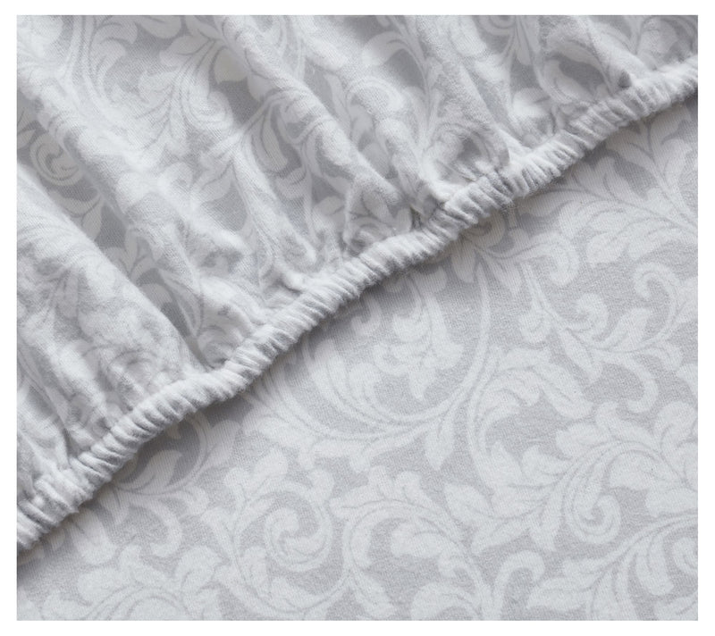 Tahari Home Scroll Triple Brushed Cotton SheetSet, Full — View 6