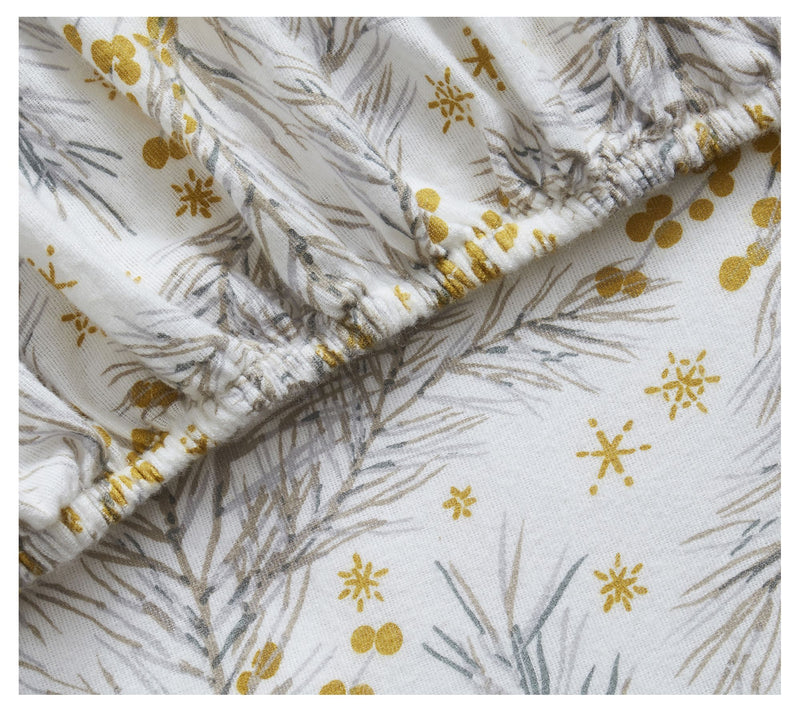 Tahari Home Pine Cotton Flannel Sheet Set, Full — View 6