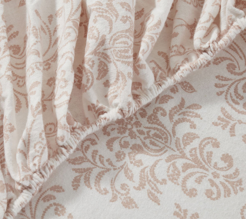 Tahari Home Damask Triple Brushed Sheet Set, Full — View 6