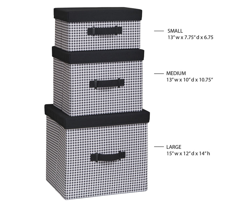 Martha Stewart Set of 3 Storage Boxes — View 2