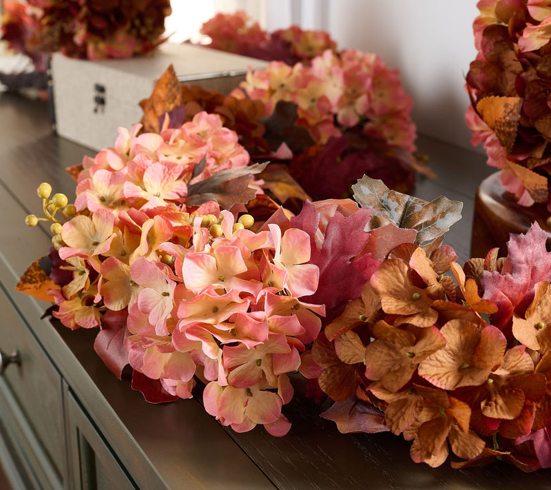 Cozy Cottage by Liz Marie Harvest 72" Hydrangea Garland — Main view