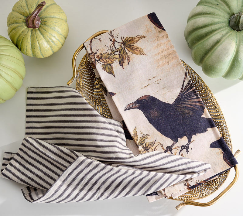 Cozy Cottage by Liz Marie Halloween Tea Towel Set — Main view
