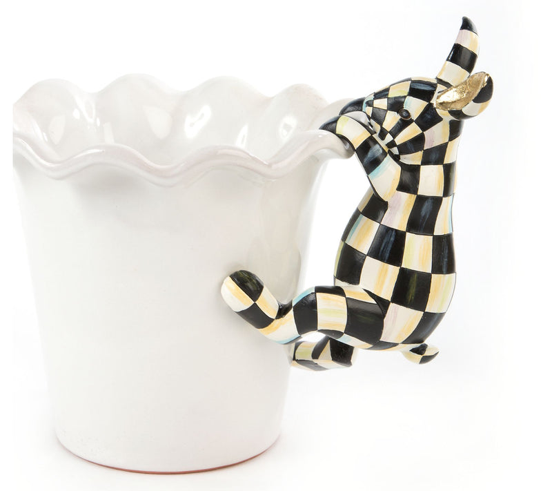 MacKenzie-Childs Funny Bunny Pot Climber — View 2