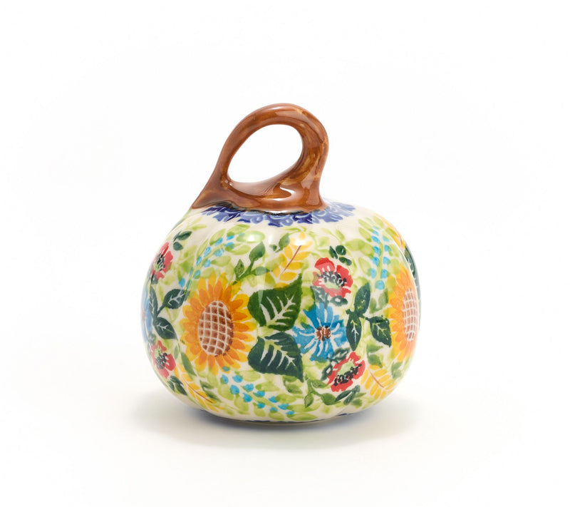 Lidia's Polish Pottery Mini Pumpkin — Main view