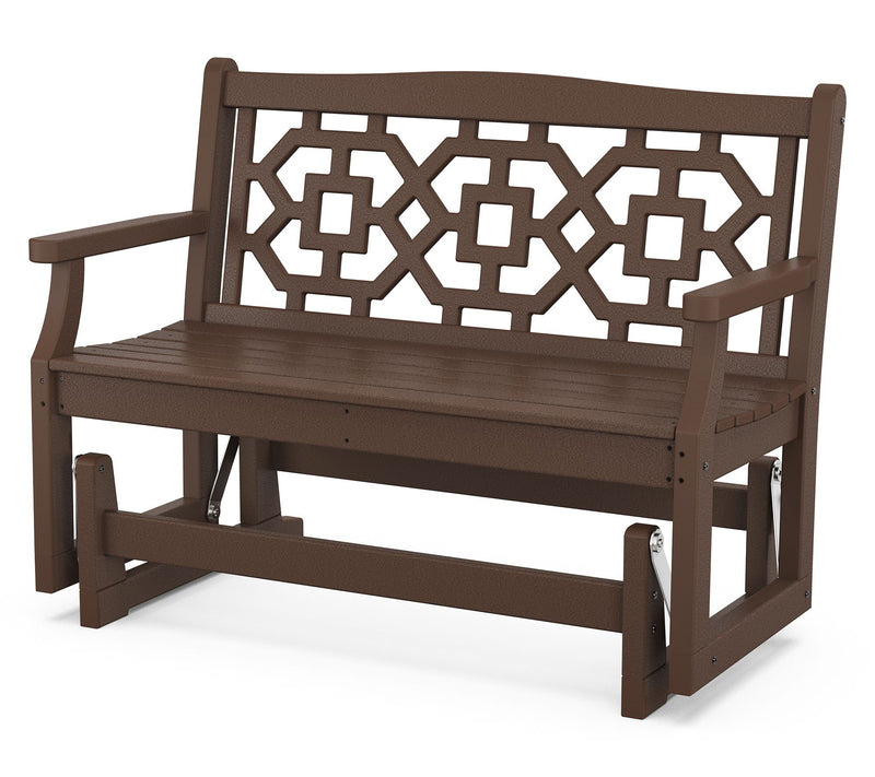 Martha Stewart by POLYWOOD Chinoiserie 48" Glider — View 7