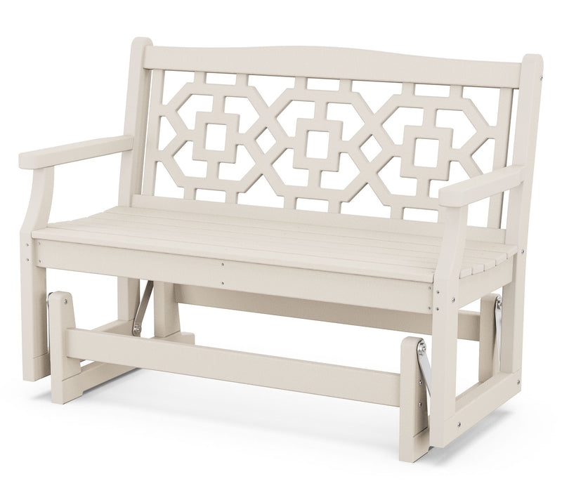 Martha Stewart by POLYWOOD Chinoiserie 48" Glider — View 9