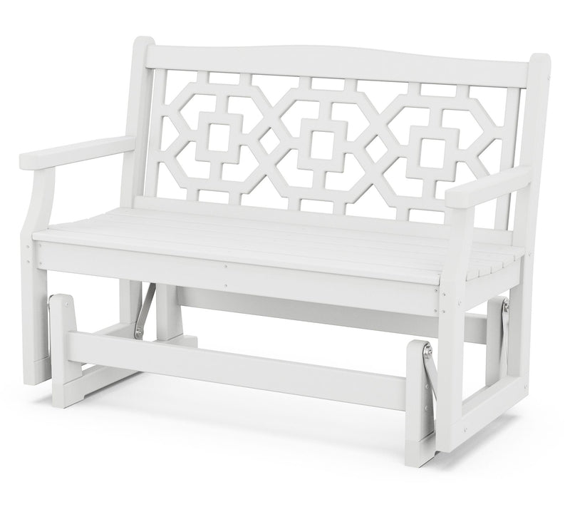 Martha Stewart by POLYWOOD Chinoiserie 48" Glider — View 15