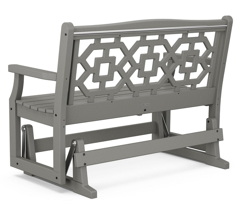Martha Stewart by POLYWOOD Chinoiserie 48" Glider — View 16