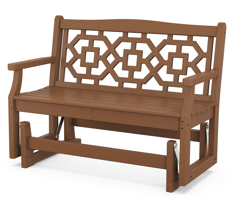 Martha Stewart by POLYWOOD Chinoiserie 48" Glider — View 13