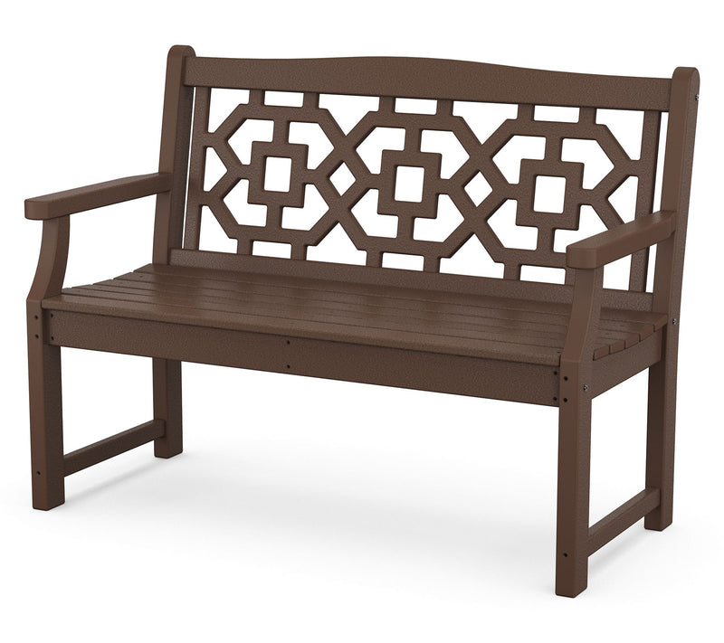 Martha Stewart by POLYWOOD Chinoiserie 48" Garden Bench — View 7