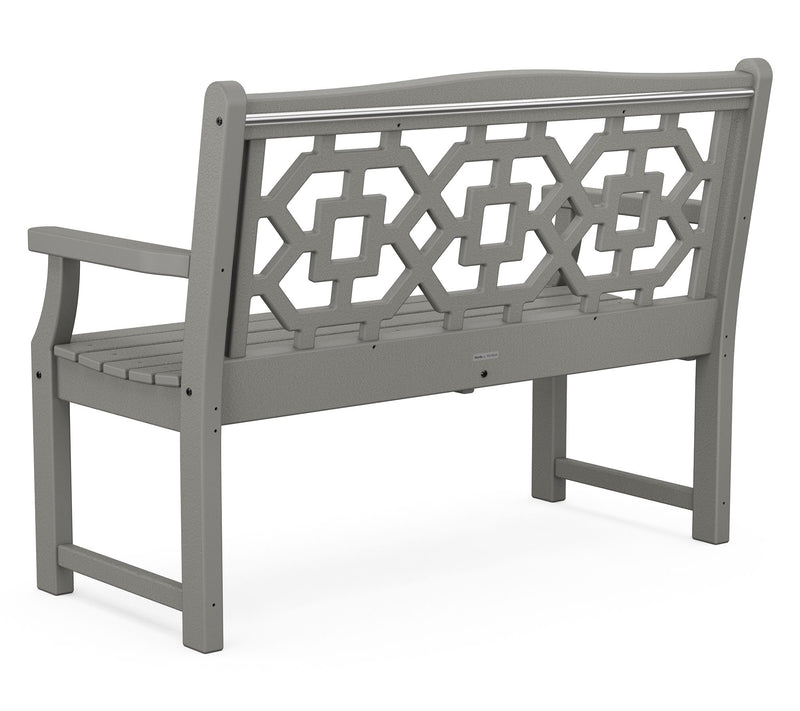 Martha Stewart by POLYWOOD Chinoiserie 48" Garden Bench — View 16