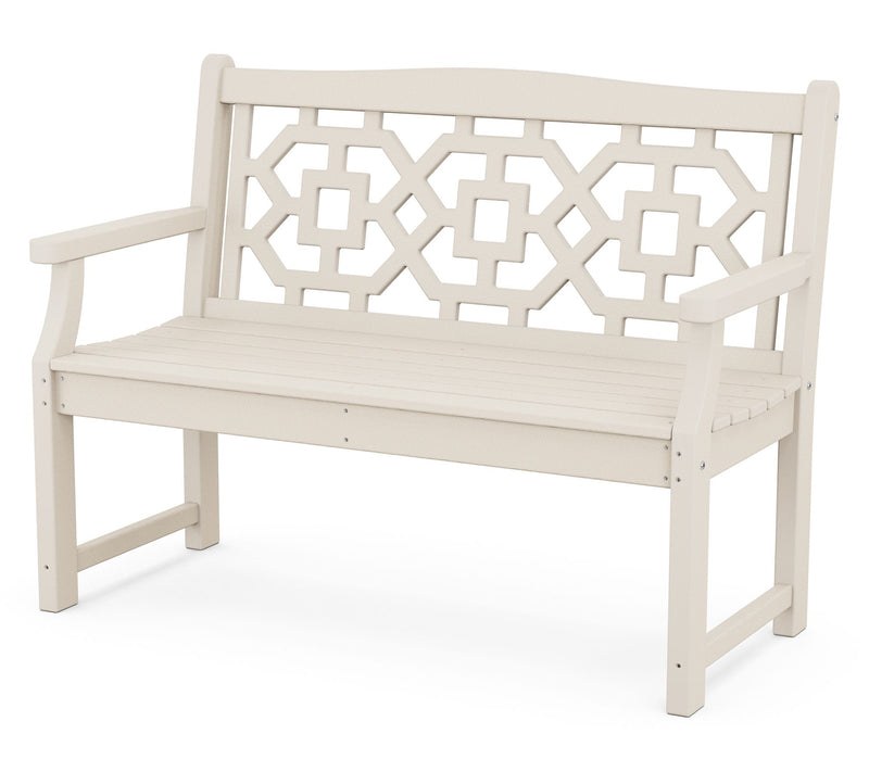 Martha Stewart by POLYWOOD Chinoiserie 48" Garden Bench — View 9