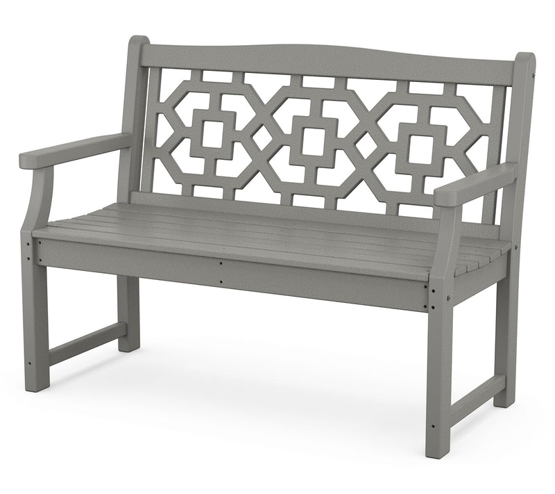 Martha Stewart by POLYWOOD Chinoiserie 48" Garden Bench — Main view