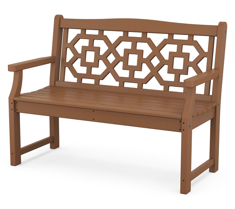 Martha Stewart by POLYWOOD Chinoiserie 48" Garden Bench — View 13