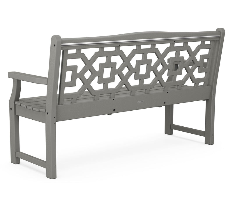 Martha Stewart by POLYWOOD Chinoiserie 60" Garden Bench — View 16