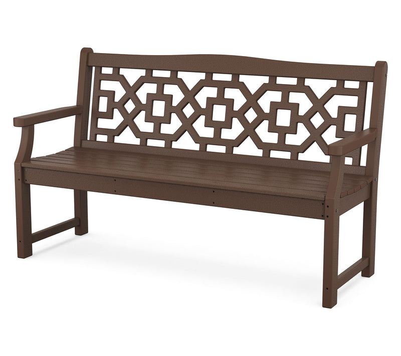 Martha Stewart by POLYWOOD Chinoiserie 60" Garden Bench — View 7