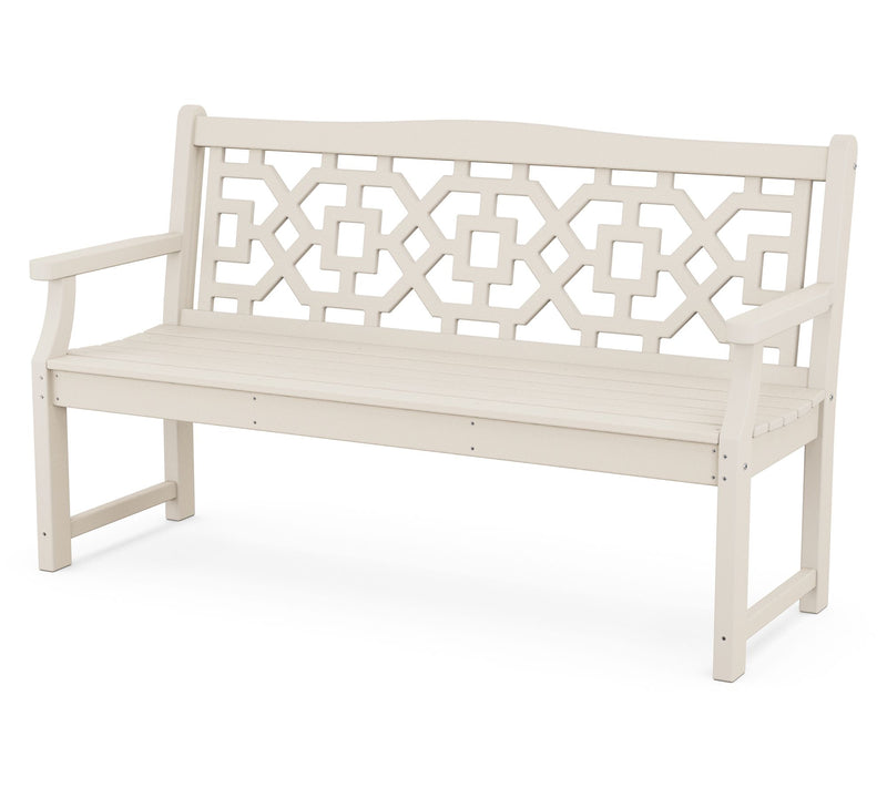 Martha Stewart by POLYWOOD Chinoiserie 60" Garden Bench — View 9