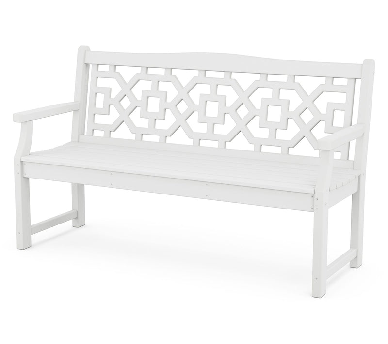 Martha Stewart by POLYWOOD Chinoiserie 60" Garden Bench — View 15