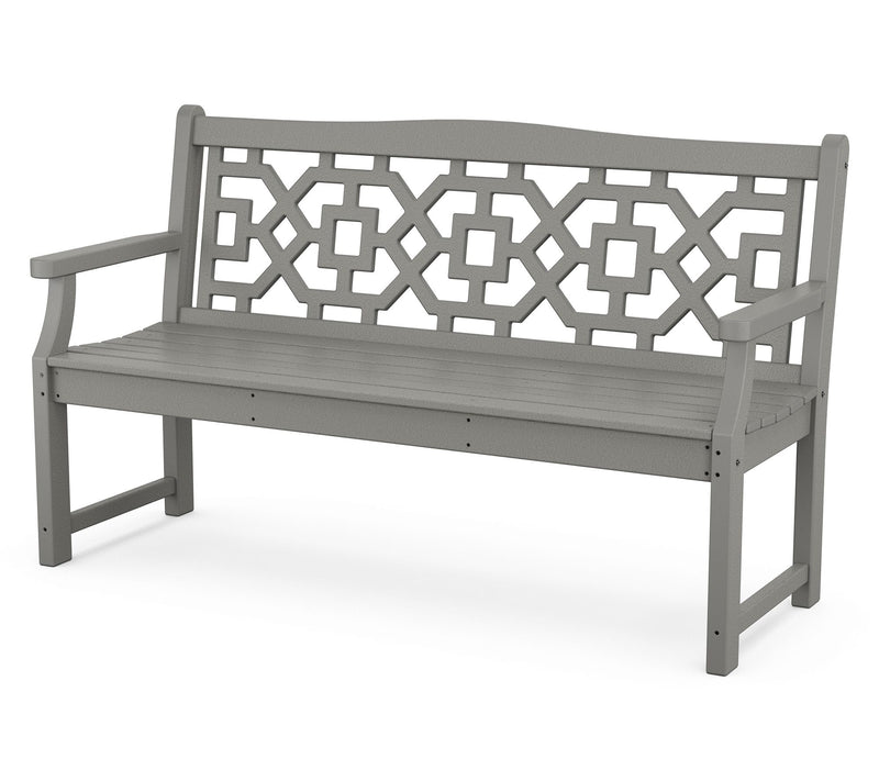 Martha Stewart by POLYWOOD Chinoiserie 60" Garden Bench — Main view