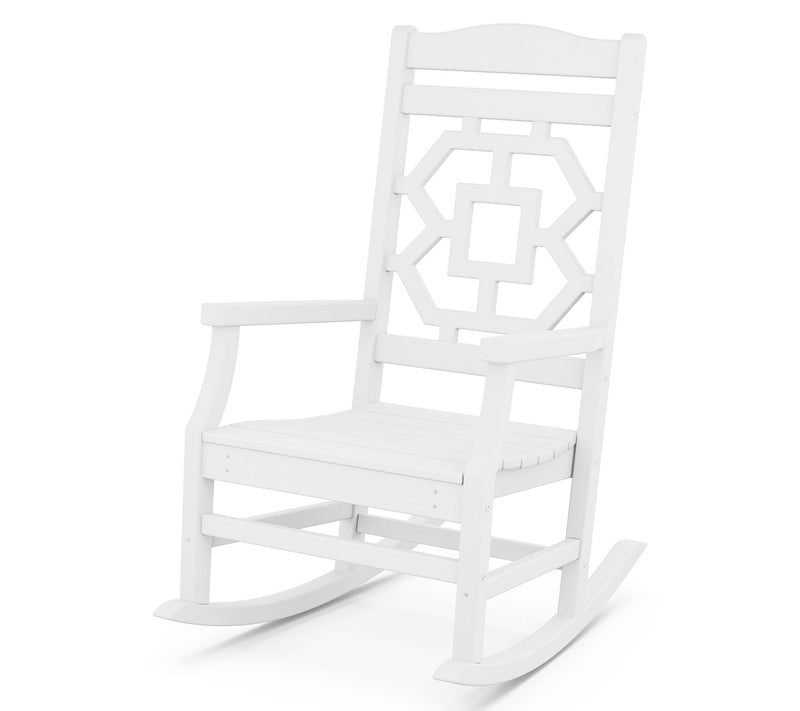 Martha Stewart by POLYWOOD Chinoiserie Rocking Chair — View 15