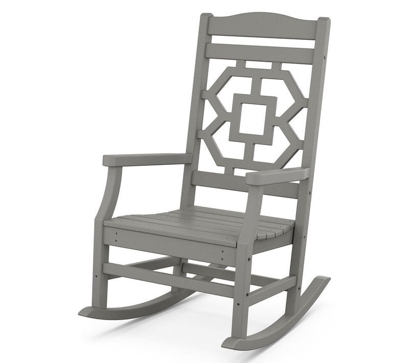 Martha Stewart by POLYWOOD Chinoiserie Rocking Chair — View 11
