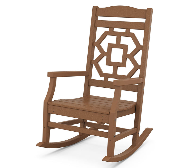 Martha Stewart by POLYWOOD Chinoiserie Rocking Chair — View 13