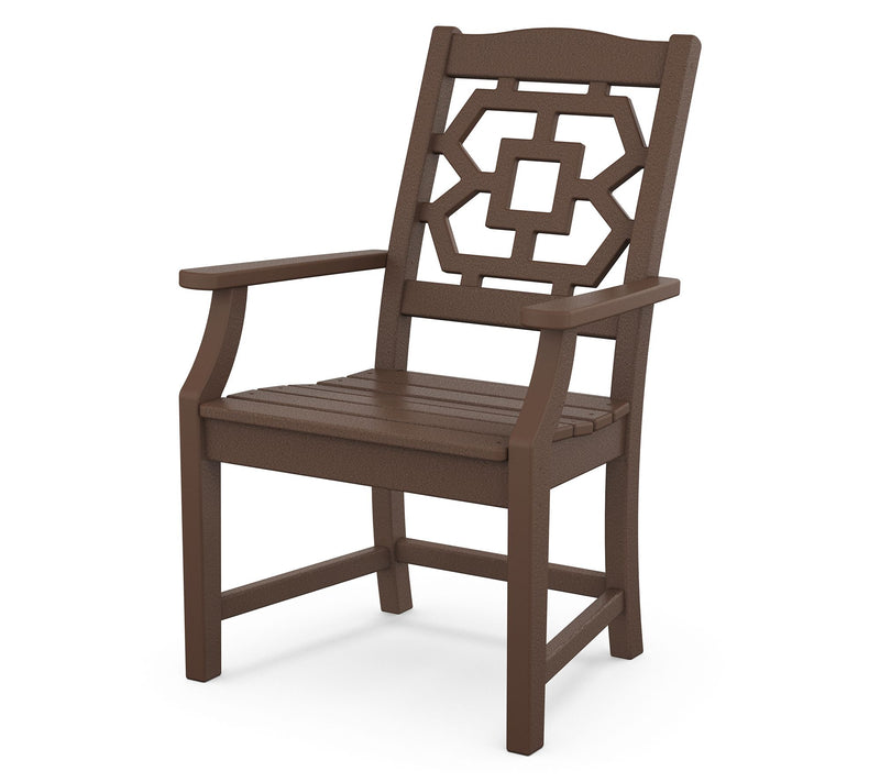 Martha Stewart by POLYWOOD Chinoiserie Dining Arm Chair — View 7