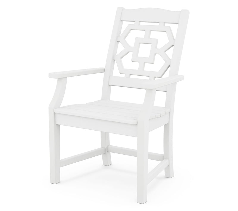 Martha Stewart by POLYWOOD Chinoiserie Dining Arm Chair — View 15
