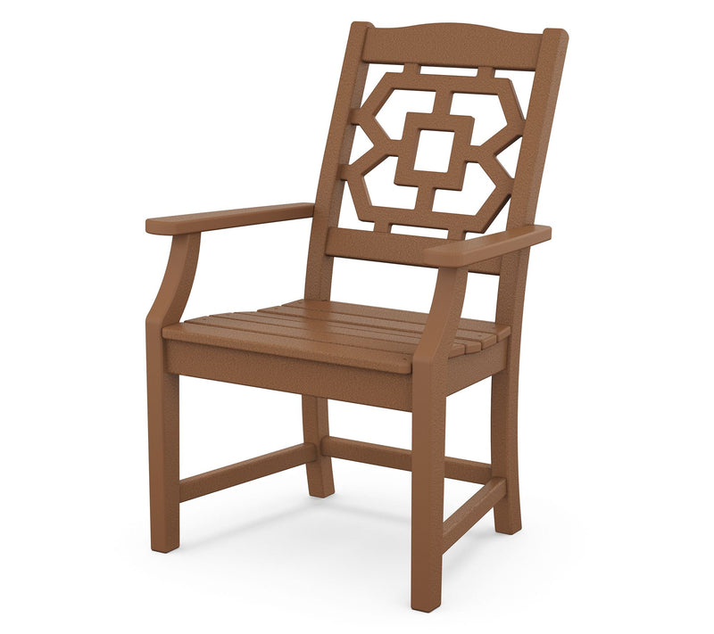 Martha Stewart by POLYWOOD Chinoiserie Dining Arm Chair — View 13