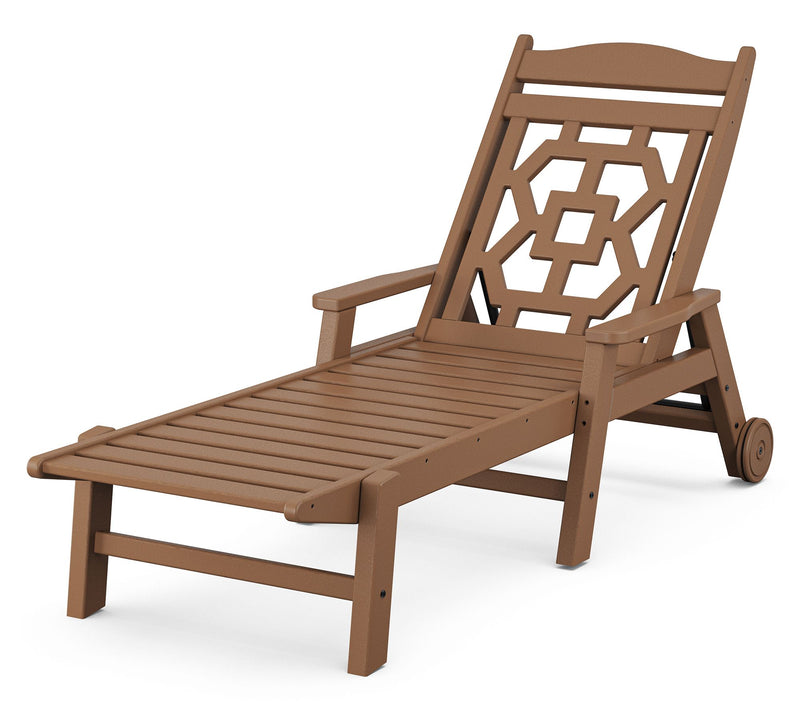 Martha Stewart by POLYWOOD Chinoiserie Chaise Lounge — View 13