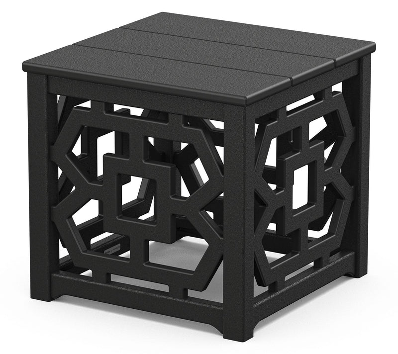 Martha Stewart by POLYWOOD Chinoiserie Accent Table — View 3
