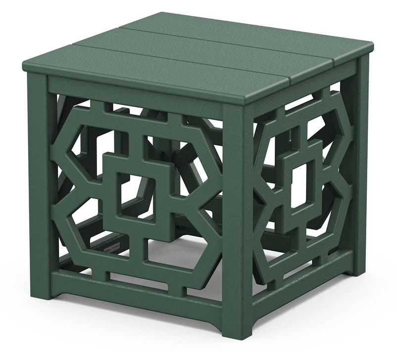 Martha Stewart by POLYWOOD Chinoiserie Accent Table — View 5