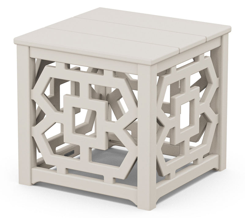 Martha Stewart by POLYWOOD Chinoiserie Accent Table — View 9