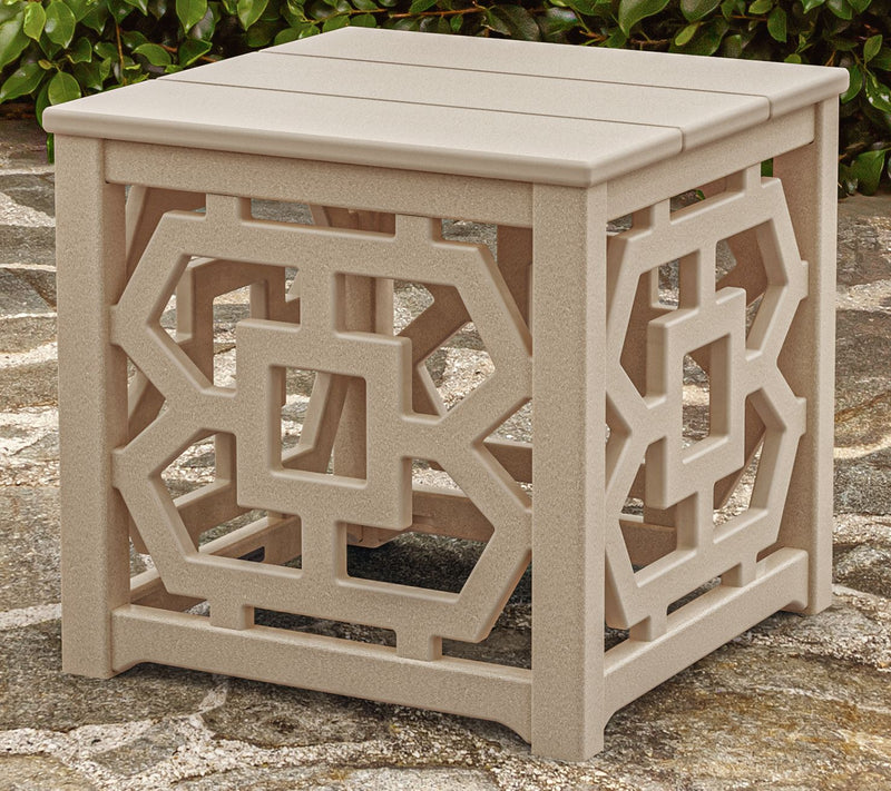 Martha Stewart by POLYWOOD Chinoiserie Accent Table — View 18