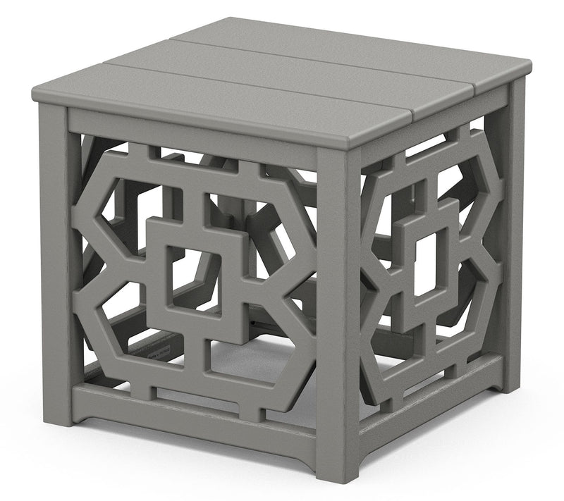Martha Stewart by POLYWOOD Chinoiserie Accent Table — View 11