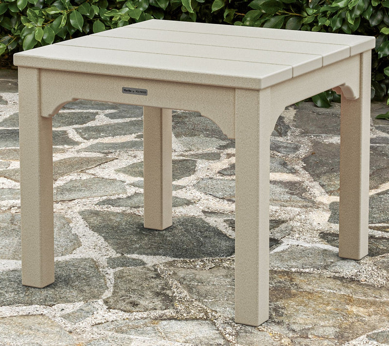 Martha Stewart by POLYWOOD Chinoiserie End Tabl — View 17
