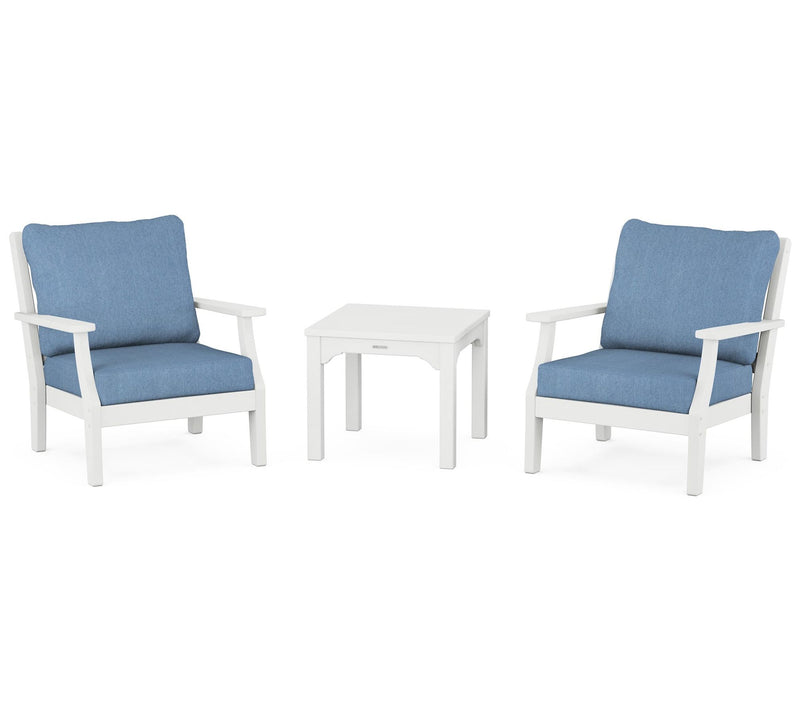 Martha Stewart by POLYWOOD Chinoiserie 3-PieceSeating Set — View 24