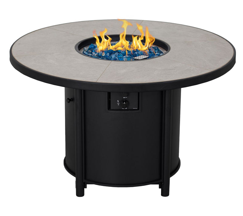 HEATMAXX 42" Round 50,000 BTU Gas Fire Table — Main view