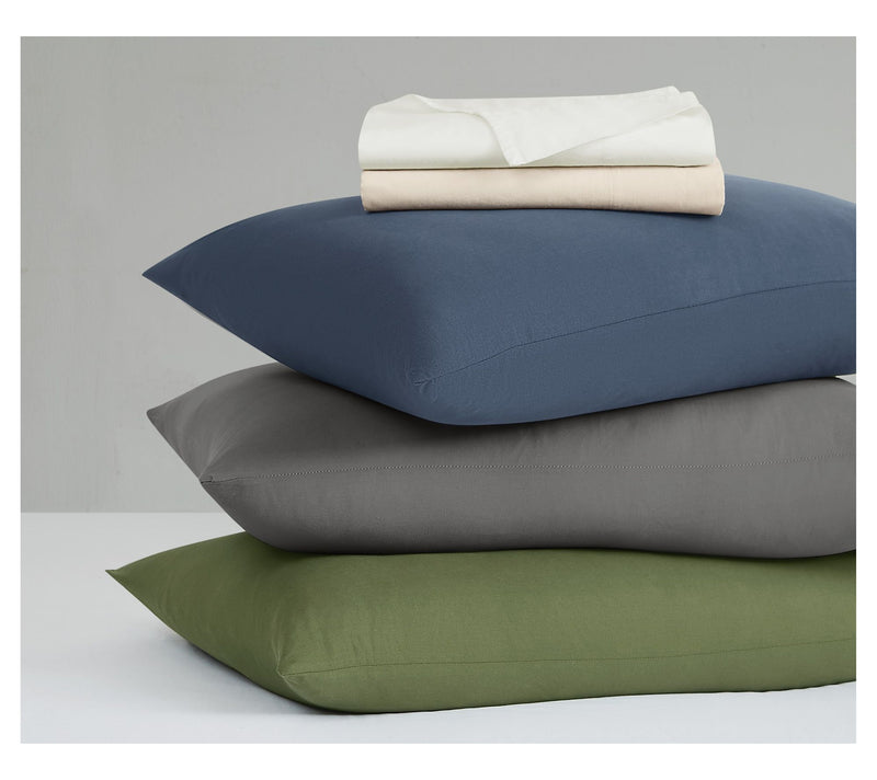 Brooklyn Loom Essential Cotton King 4-Piece Sheet Set — View 2
