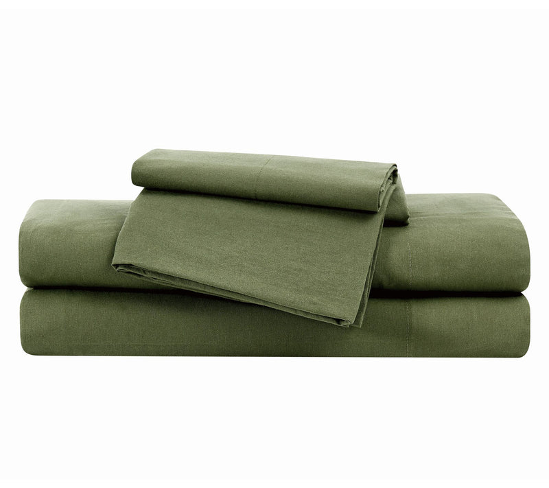 Frye Vintage Washed Cotton Queen 4-Piece SheetSet — View 4
