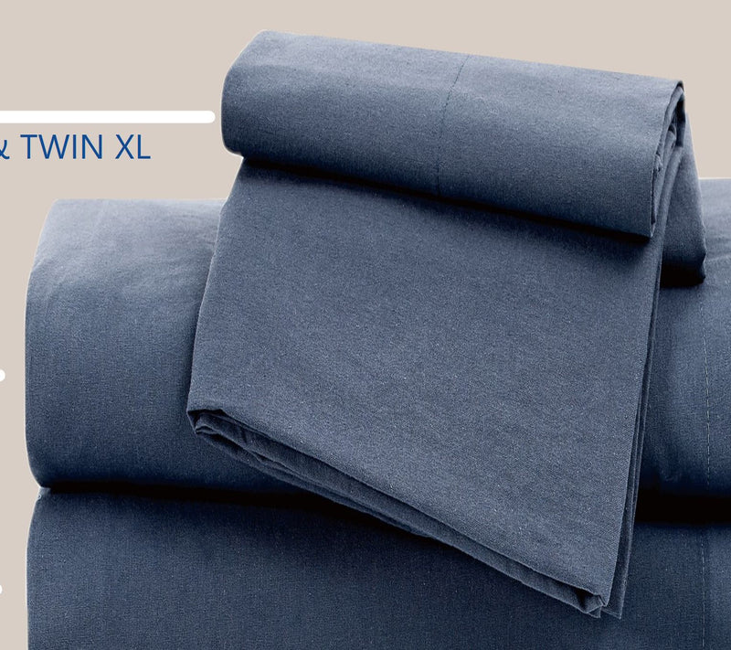 Brooklyn Loom Essential Cotton Twin XL 3-PieceSheet Set — View 6