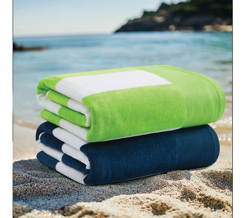 Oceanfront Resort Cabana Stripe 2-Pack Beach Towel — View 5