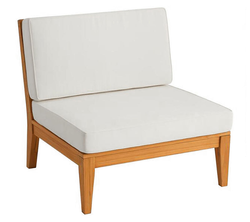 Linon Home Teak Soha Armless Chair — View 2