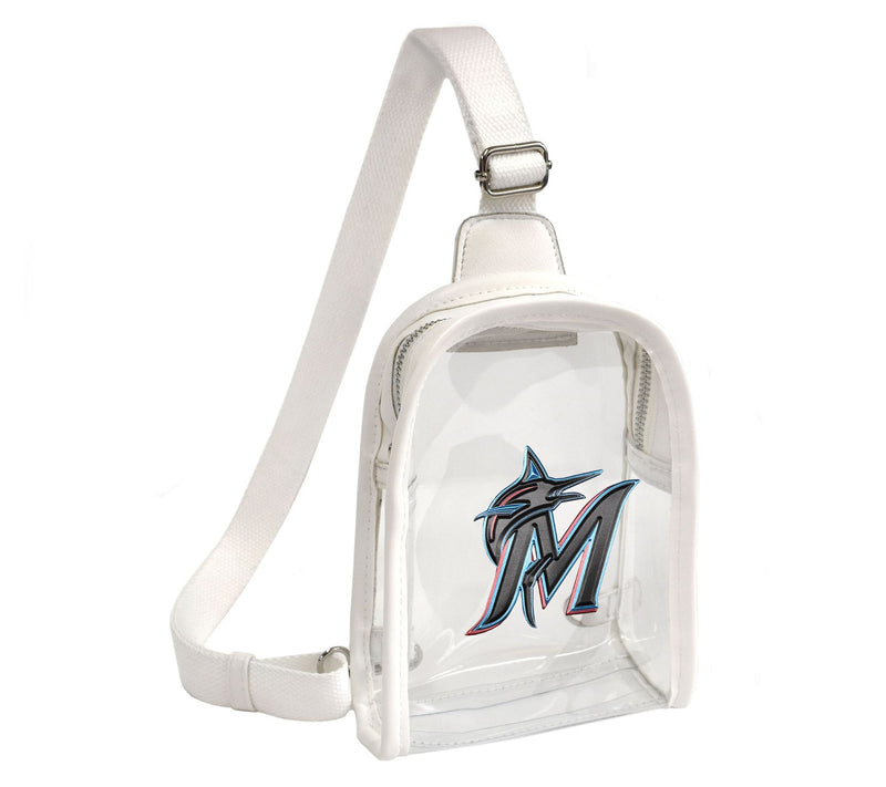 Littlearth MLB 3D Logo Clear Mini Sling — View 45